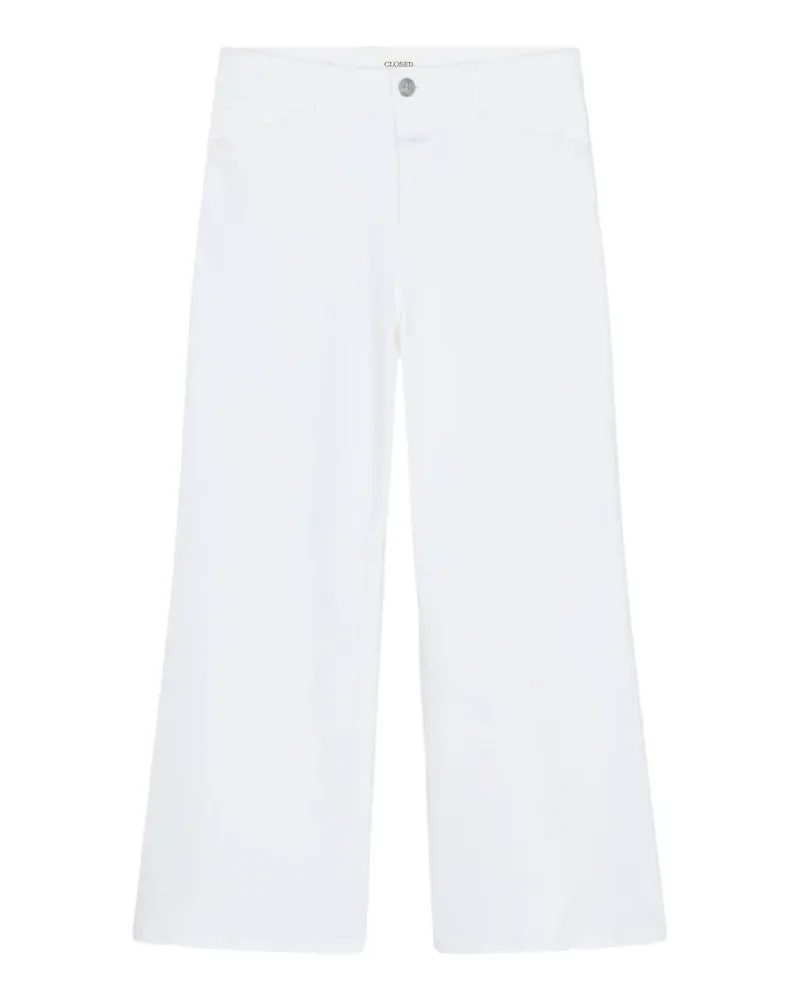 Closed Jeans mit weitem Bein - Weiß Weiß