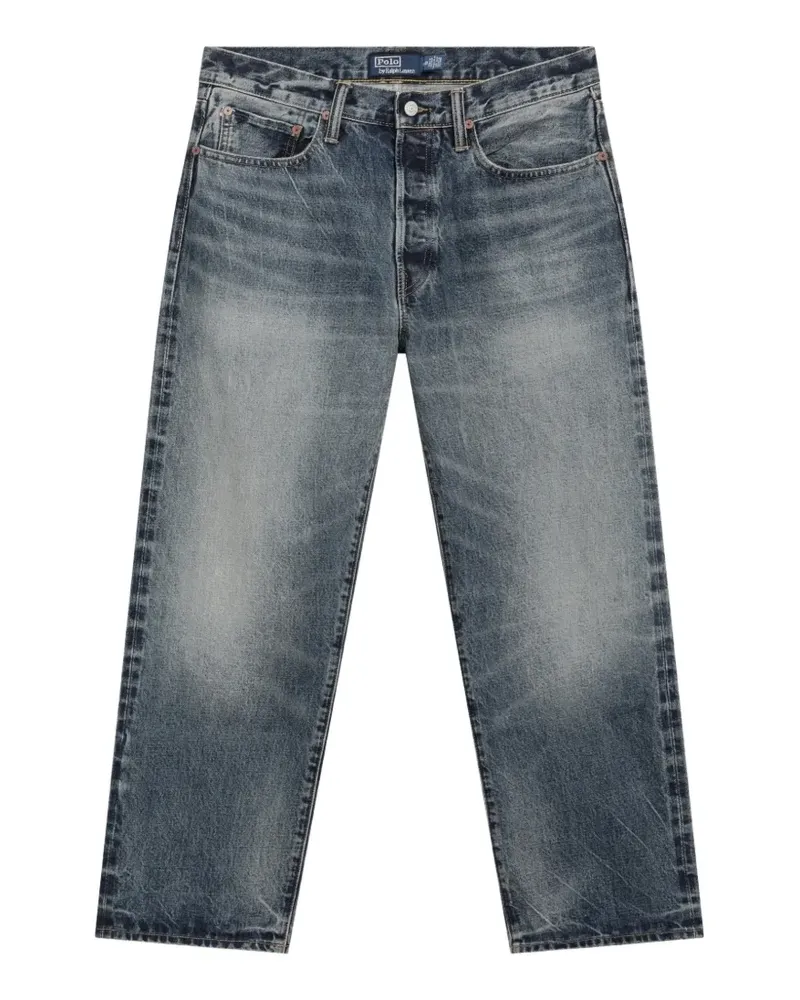 Ralph Lauren faded-effect straight-leg jeans - Blau Blau