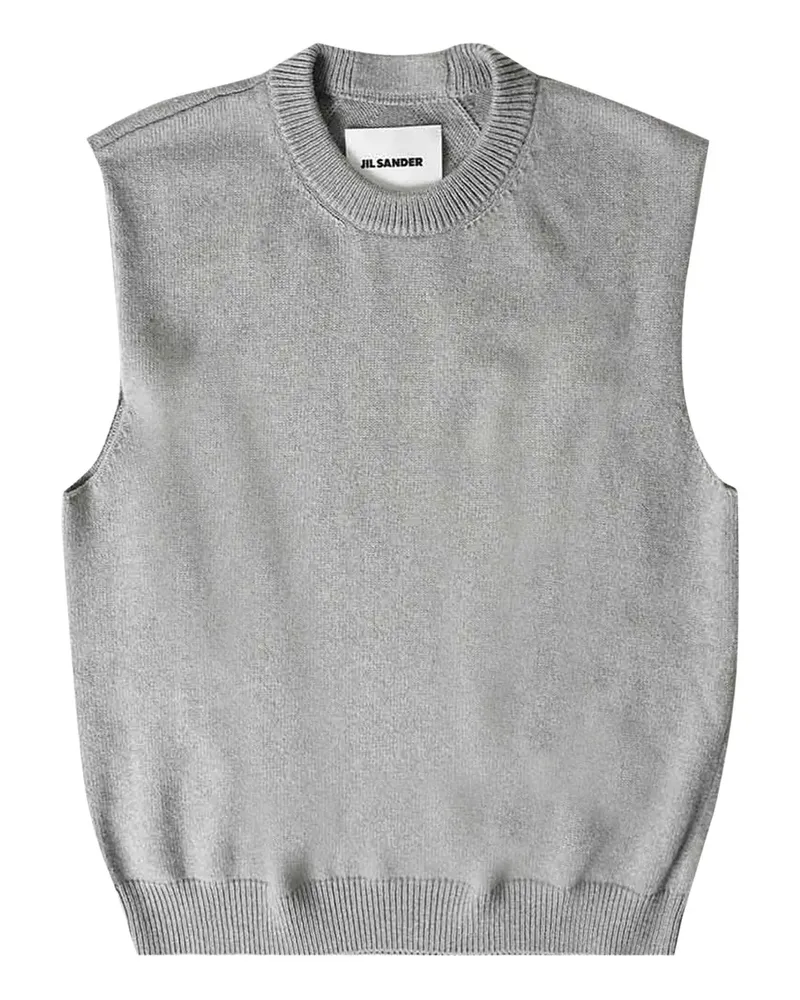 Jil Sander Pullunder mit rundem Ausschnitt - Grau Grau