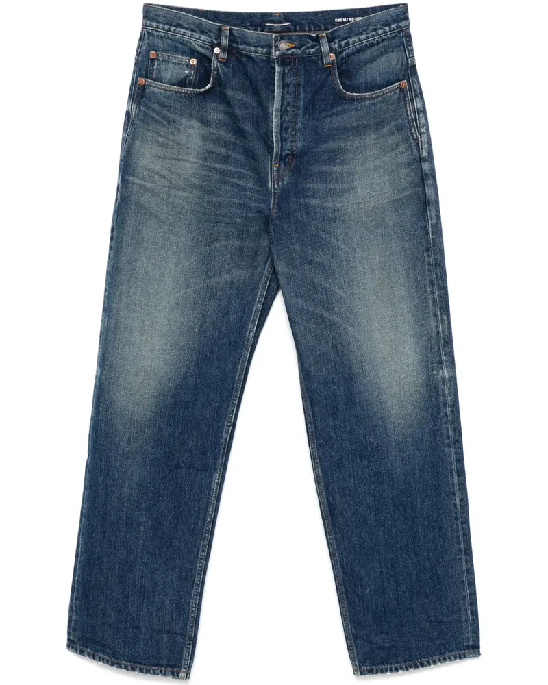 Saint Laurent Jeans mit hohem Bund - Blau Blau