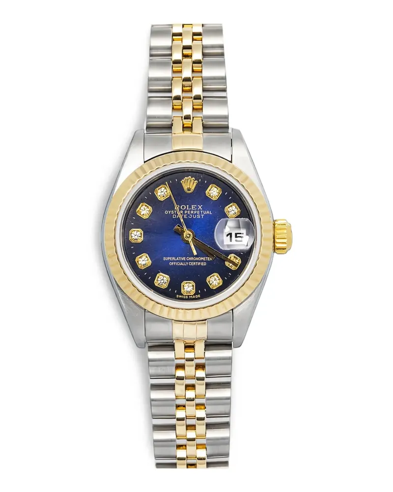 Rolex Lady-Datejust Armbanduhr 26mm - Blau Blau