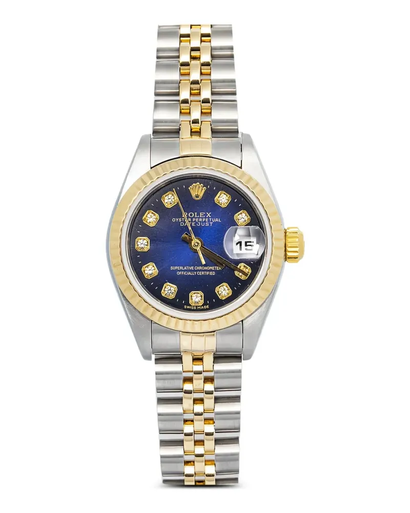 Rolex Lady-Datejust Armbanduhr 26mm - Blau Blau