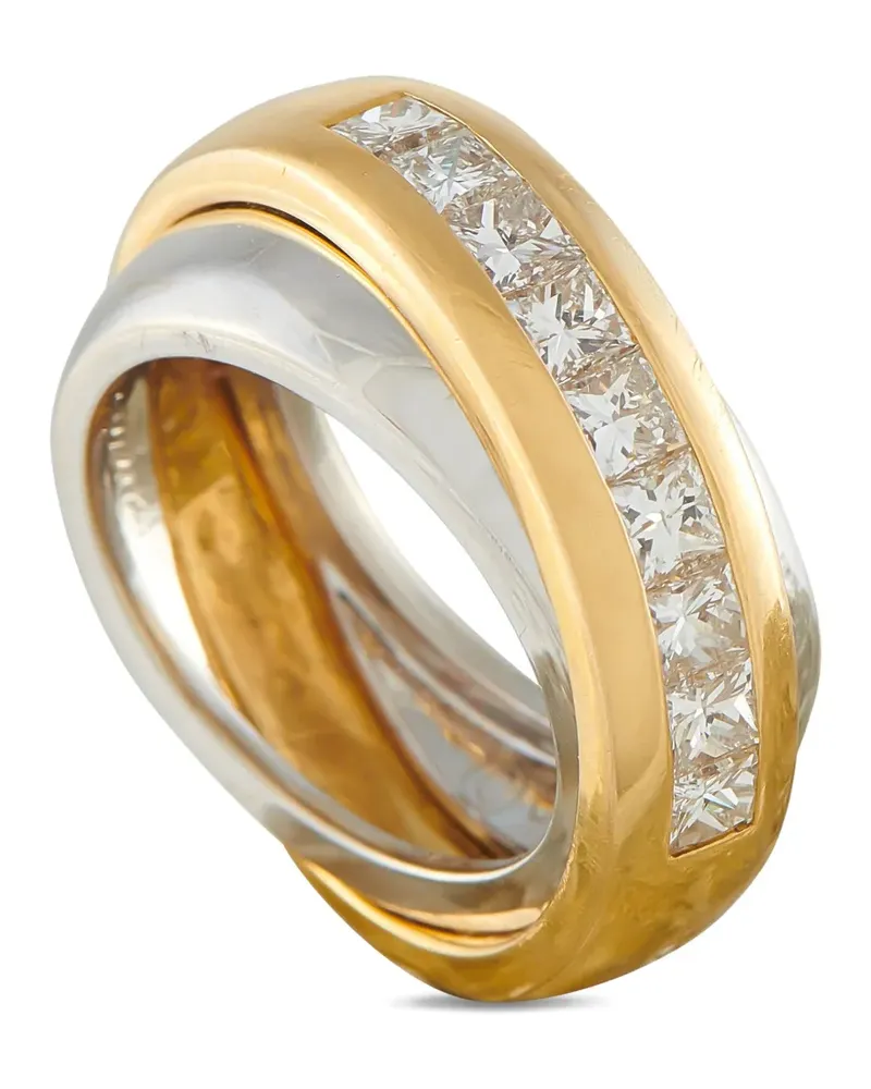 Cartier diamond intertwined ring - Silber Silber
