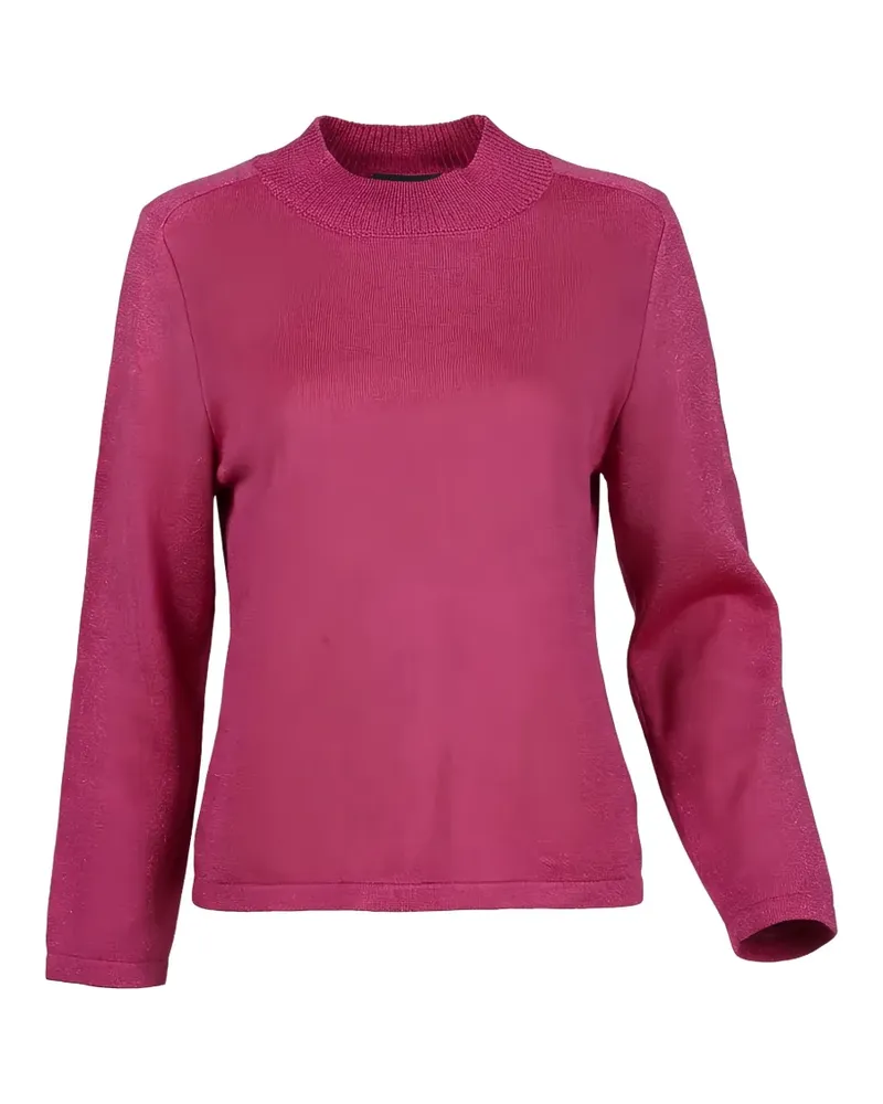 Valentino Garavani mock-neck long-sleeve sweater - Rosa Rosa