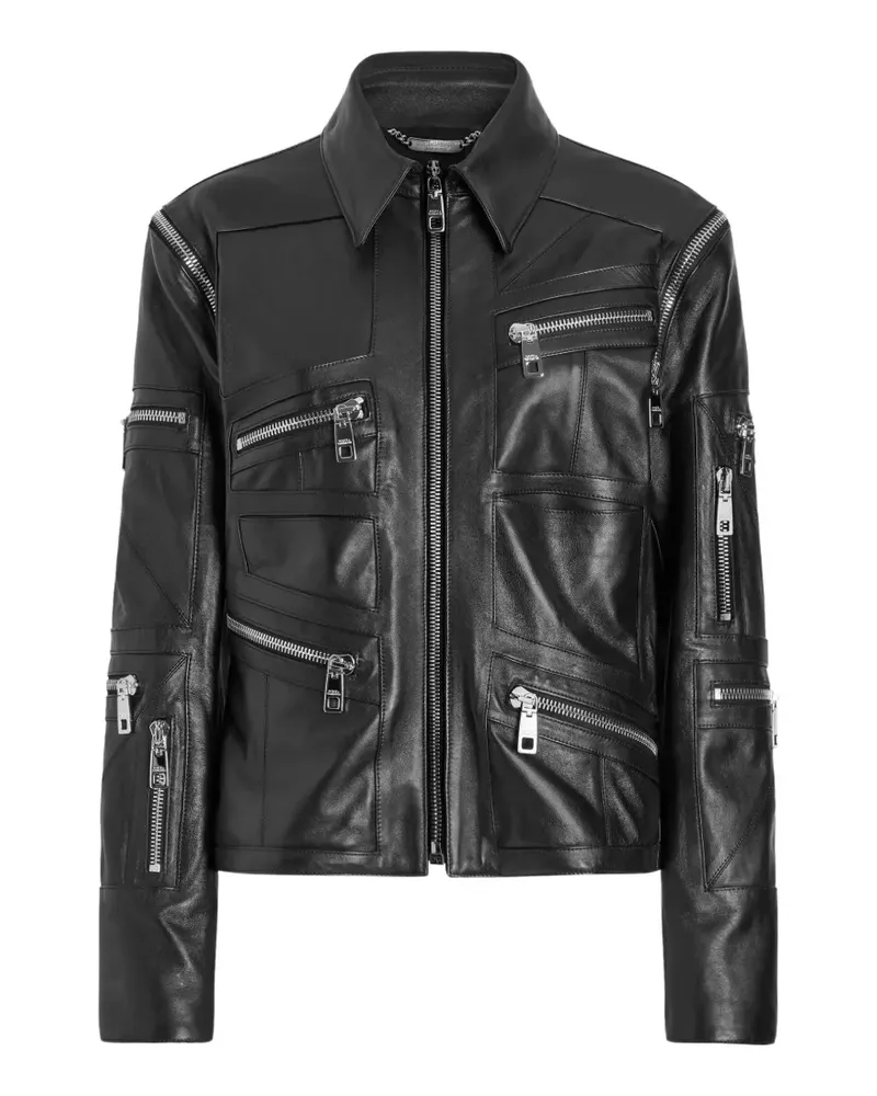 Dolce & Gabbana nappa leather jacket - Schwarz Schwarz