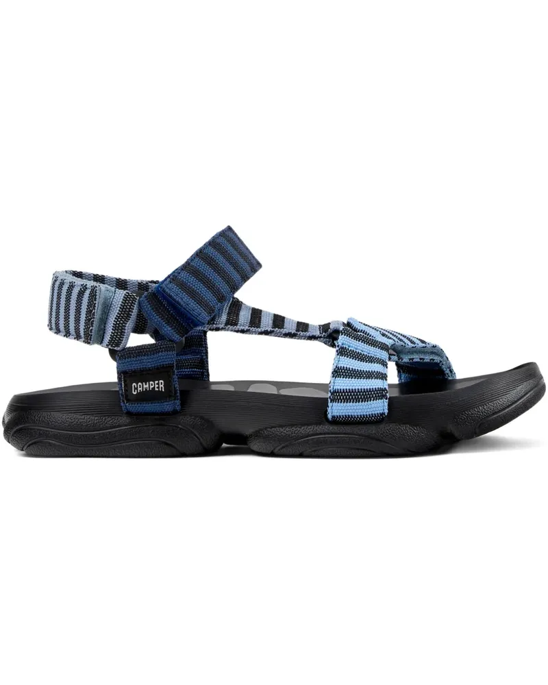 Camper Gestreifte Karst Sandalen - Blau Blau