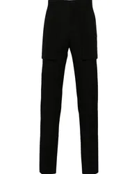 Alexander McQueen Halbhohe Hose Schwarz