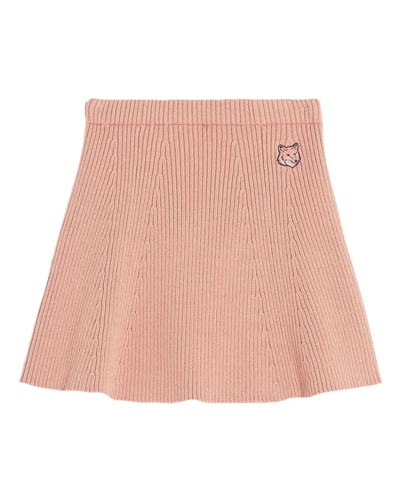 Kitsuné Ausgestellter Strickrock - Rosa Rosa