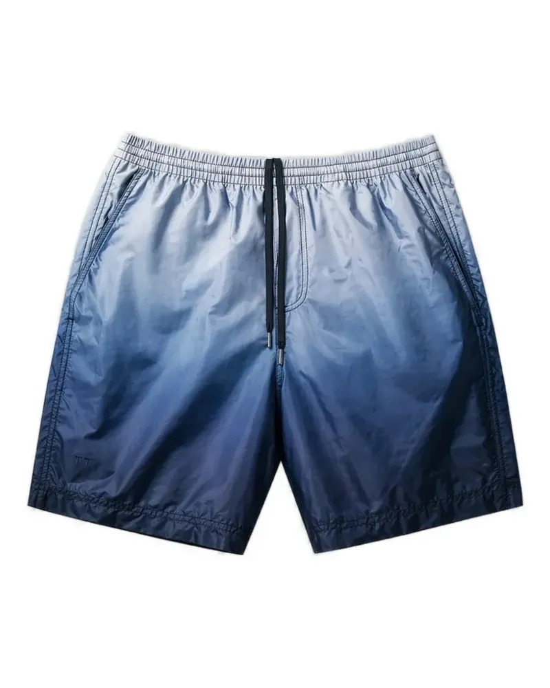 TRUE TRIBE gradient-effect swim shorts - Blau Blau
