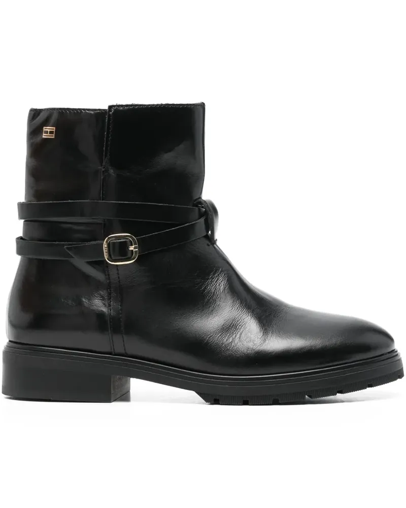 Tommy Hilfiger buckle-detail ankle boots - Schwarz Schwarz