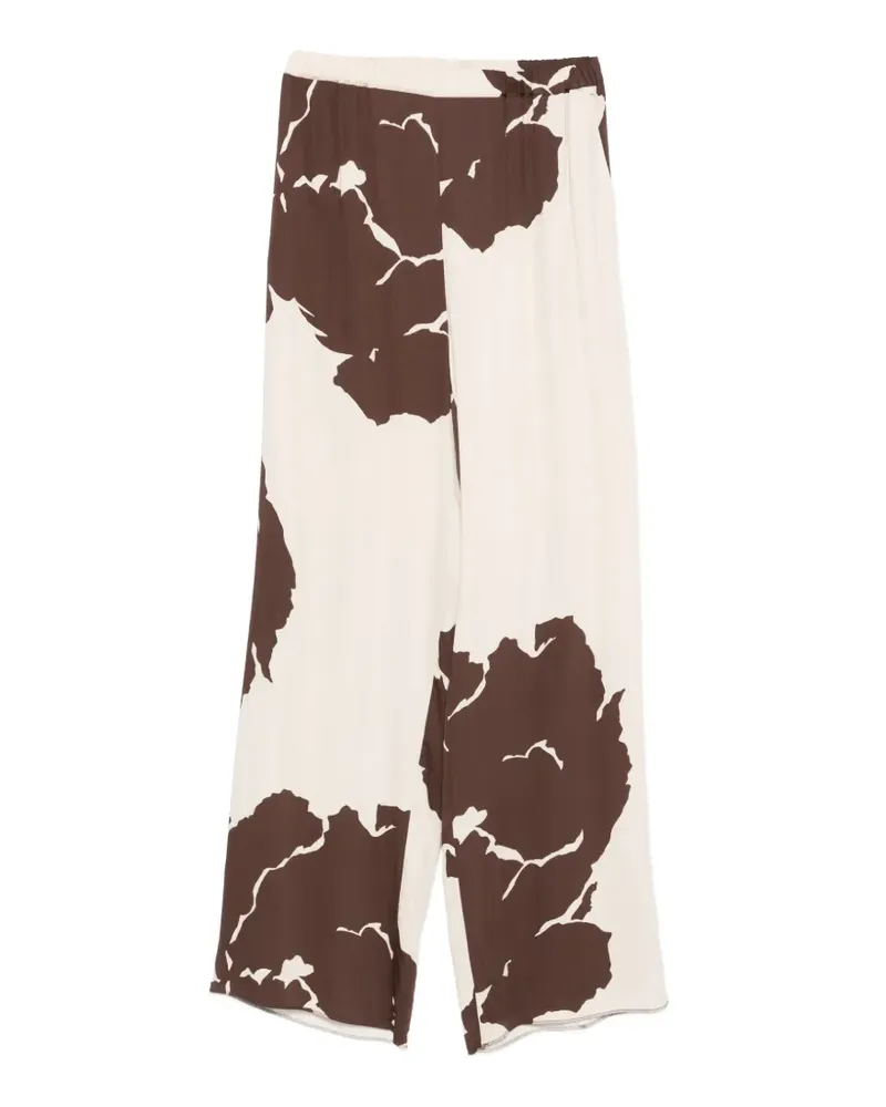 Marina Rinaldi elasticated-waistband trousers - Nude Nude