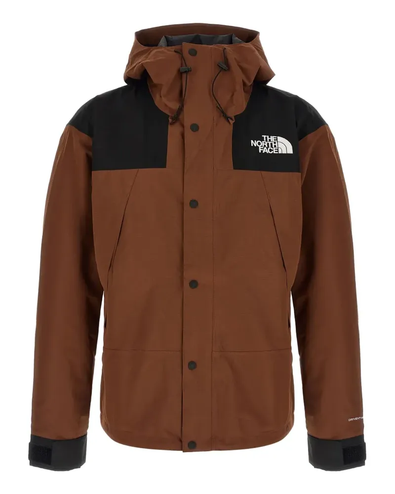 The North Face colour-block hooded jacket - Braun Braun
