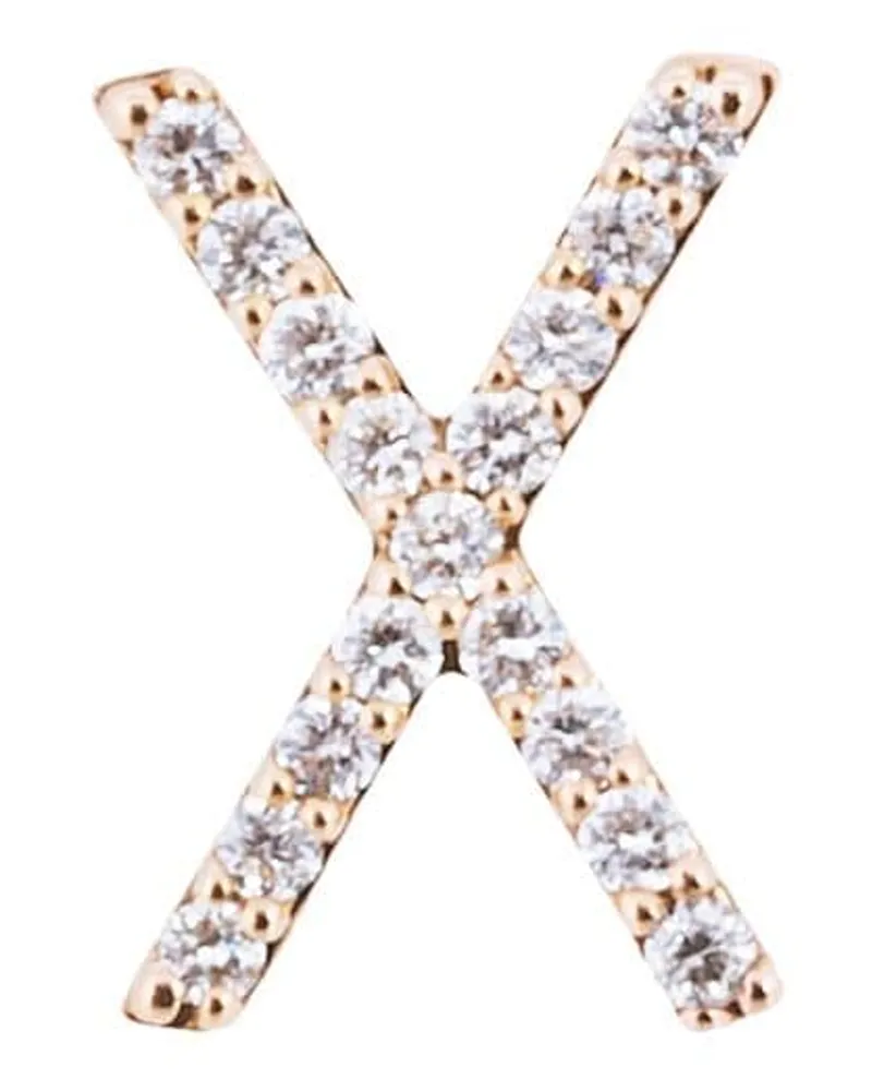 Alinka 18kt ' ID' Rotgoldohrstecker - Metallic Metallic