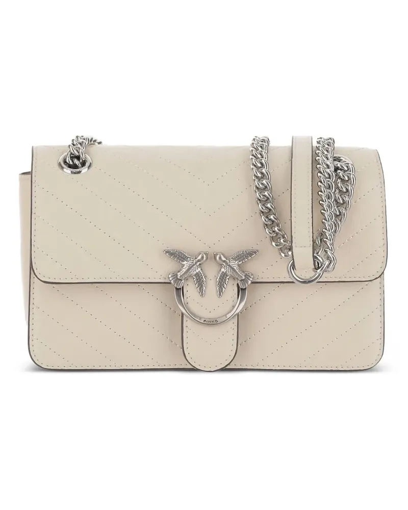 Pinko Gesteppte Classic Love Schultertasche - Nude Nude