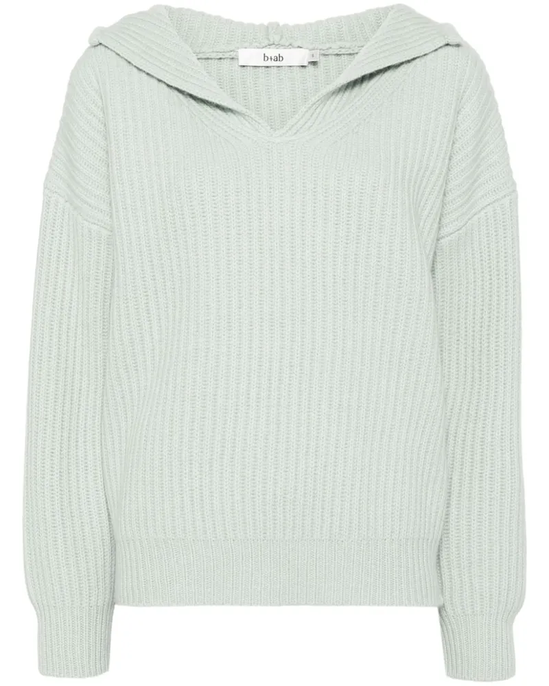 b+ab Pullover mit Kapuze - Grün Grün