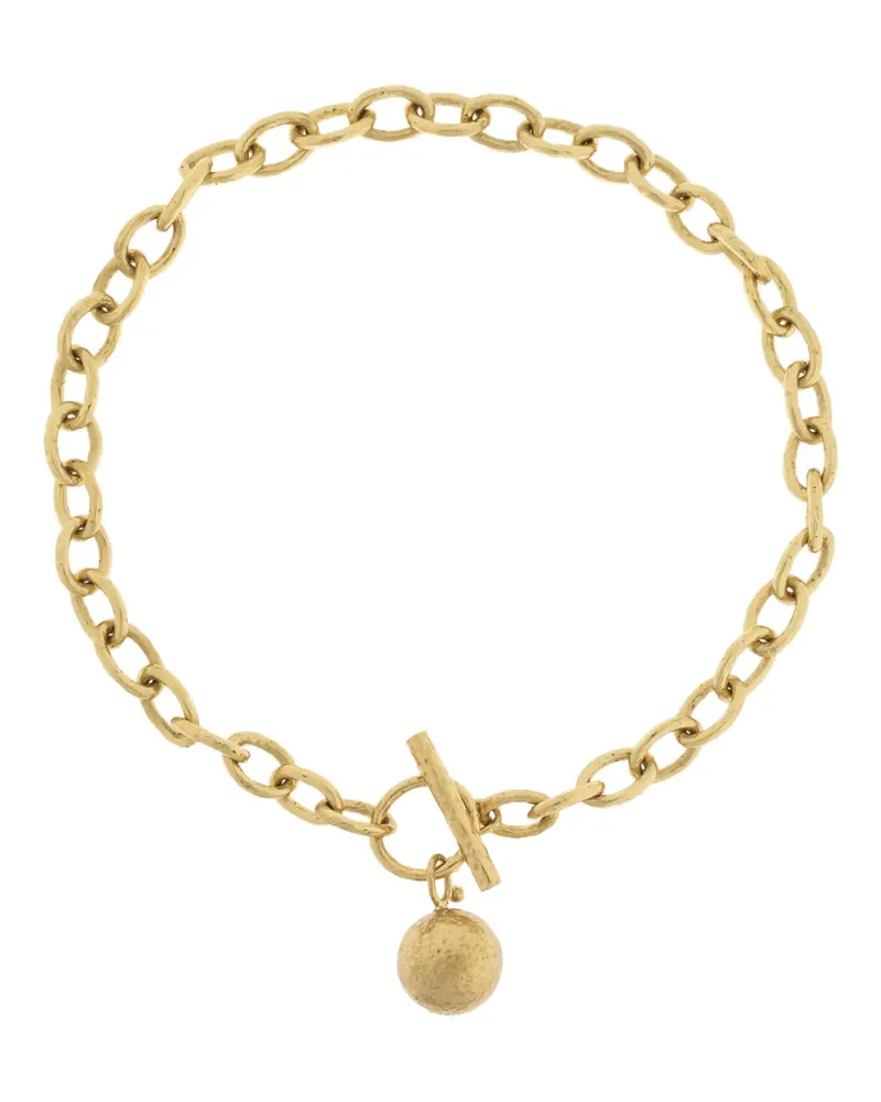 Ulla Johnson chain-link ball-pendant necklace - Gold Gold