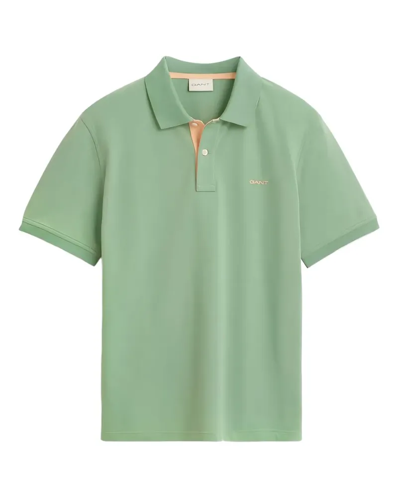 Gant collared polo shirt - Grün Grün