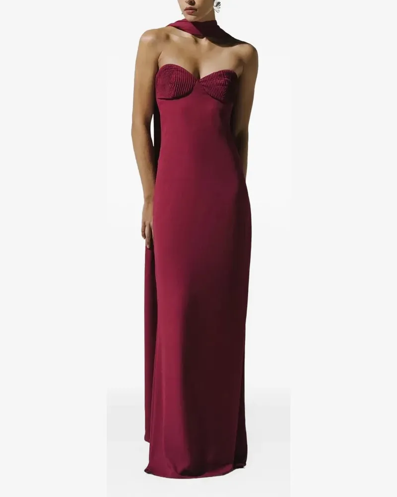 Baobab Collection Athenea pleated maxi dress - Rot Rot