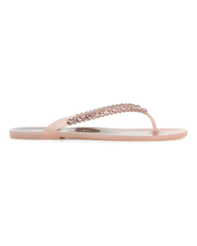 Menghi crystal-embellished flip-flops - Rosa Rosa