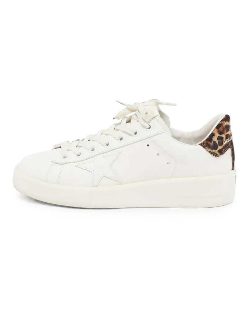 Golden Goose PureStar leopard-print sneakers - Weiß Weiß