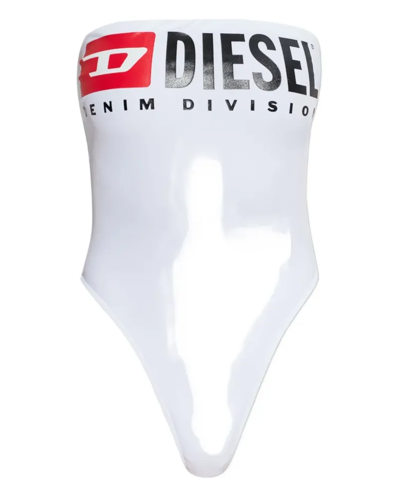 Diesel Cecilia-d-core logo band swimsuit - Weiß Weiß