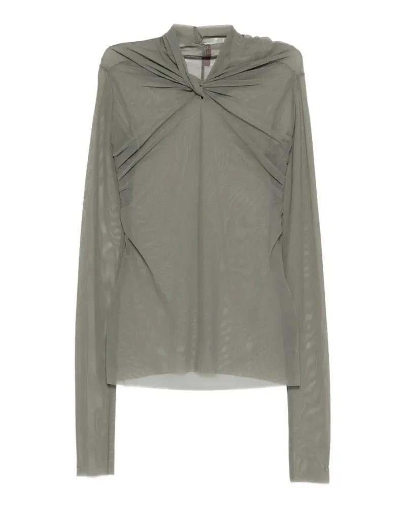 Rick Owens Lilies Kairo twisted long-sleeve top - Grün Grün