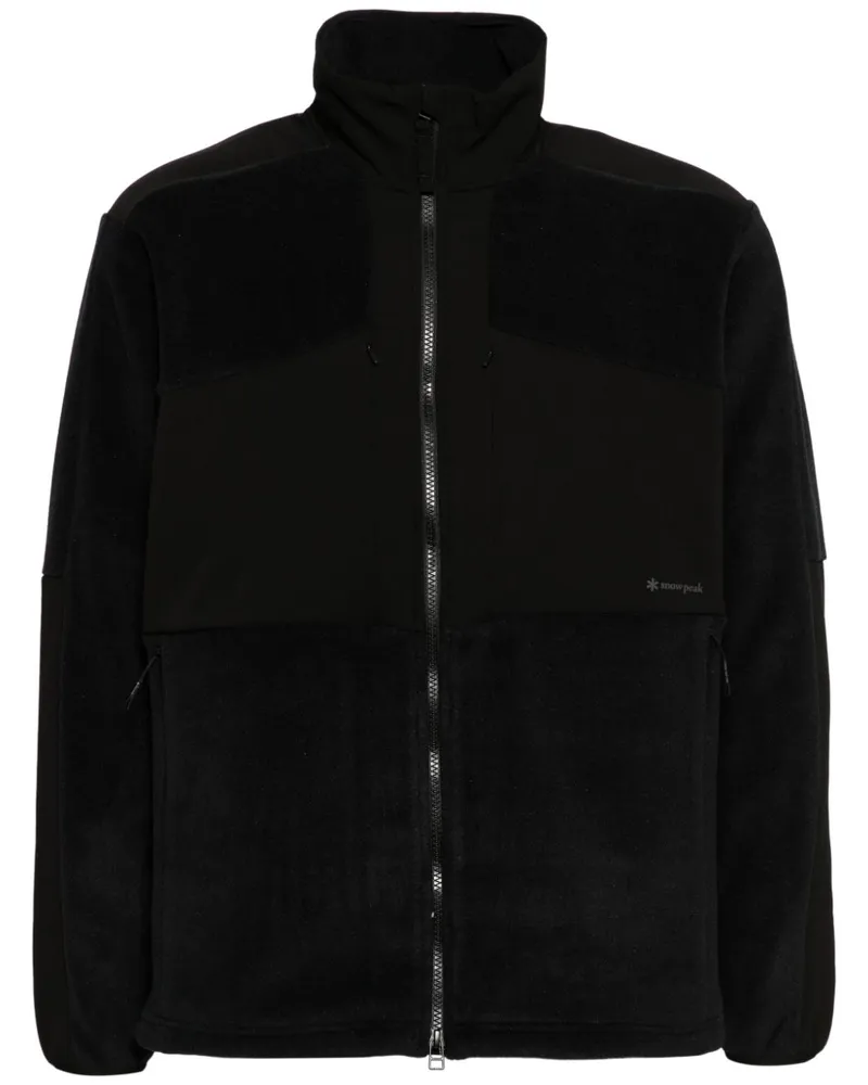 Snow Peak x Mountain of Moods Hybrid Fleecejacke - Schwarz Schwarz