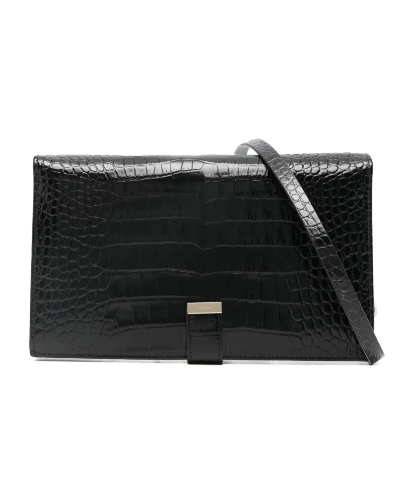 Tom Ford croc-effect wallet - Schwarz Schwarz