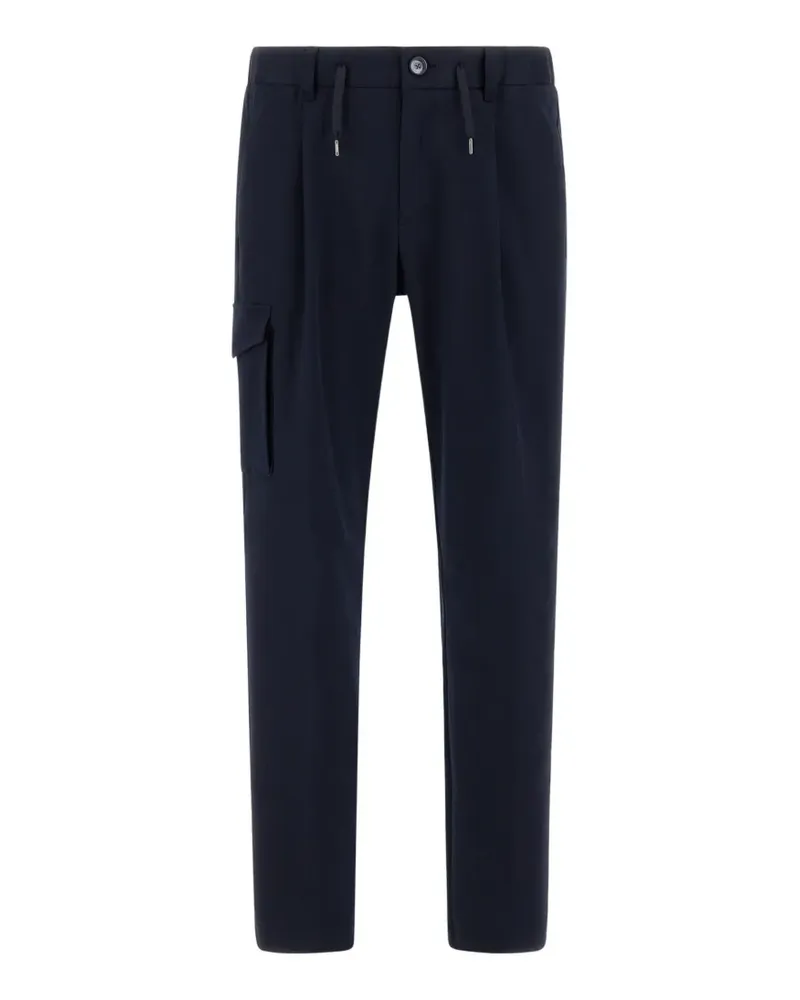Herno cargo-pocket straight-leg trousers - Blau Blau