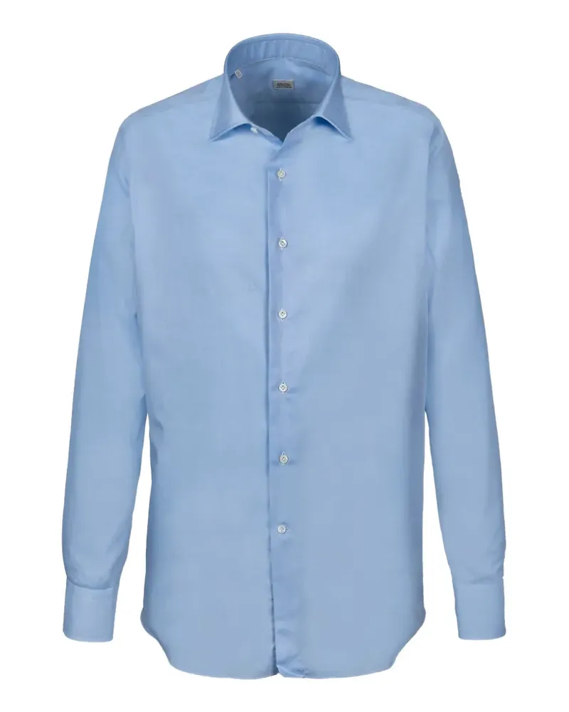 Alessandro Gherardi Hemd mit Spreizkragen - Blau Blau