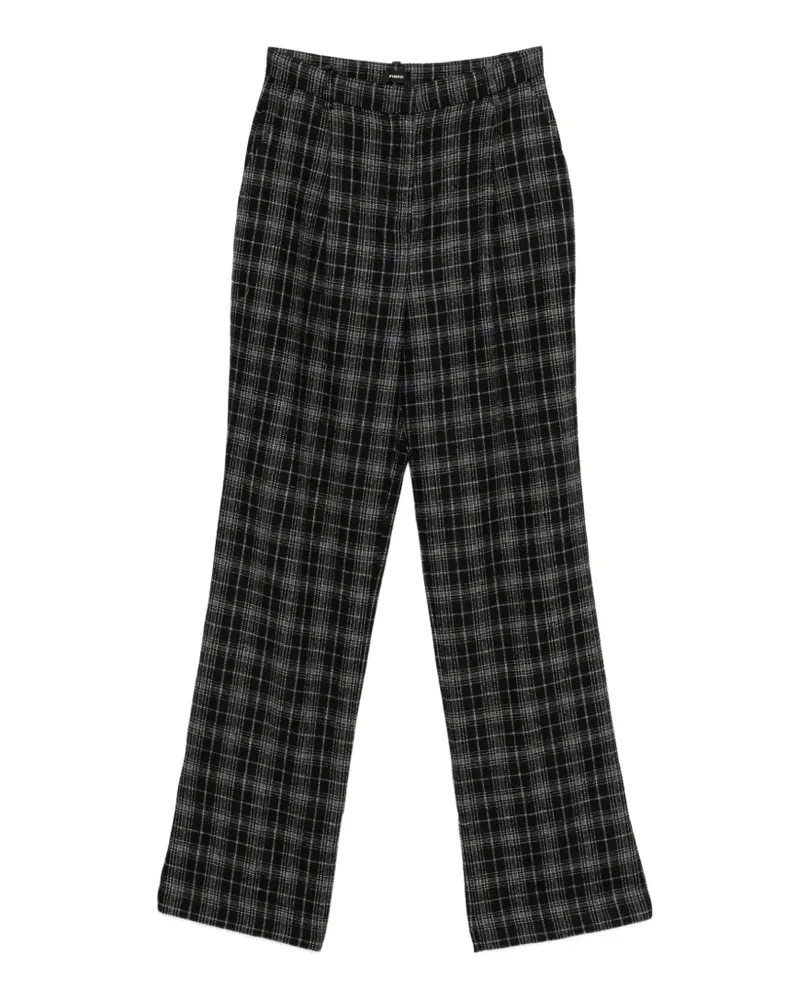 Pinko Lucita plaid trousers - Schwarz Schwarz