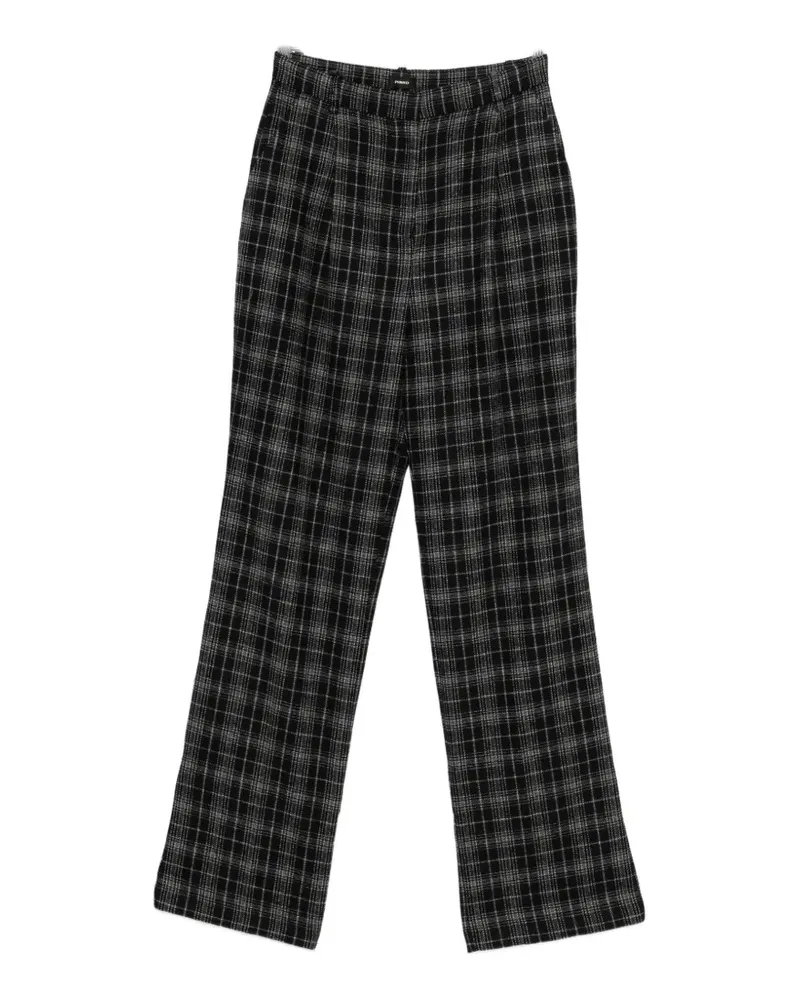 Pinko Lucita plaid trousers - Schwarz Schwarz