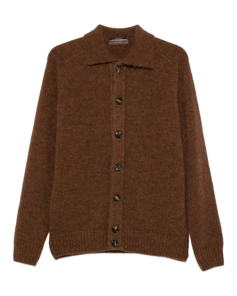 Filippo de Laurentiis Cardigan mit Knopfverschluss - Braun Braun