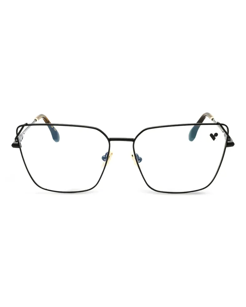Victoria Beckham Brille mit geometrischem Gestell - Schwarz Schwarz