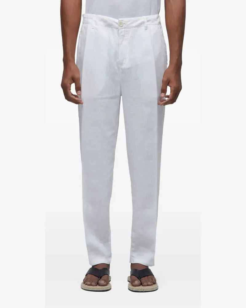 Osklen Leinenhose mit Faltendetail - 4 BRANCO 4