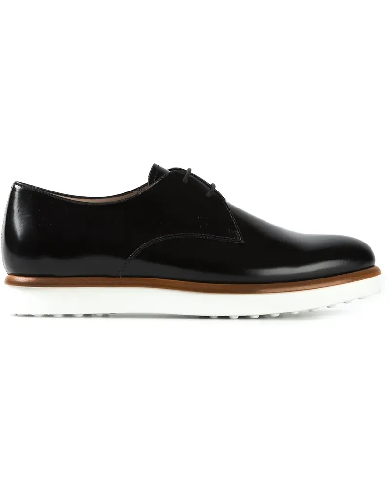TOD'S Schnürschuhe mit Gummisohle - Schwarz Schwarz