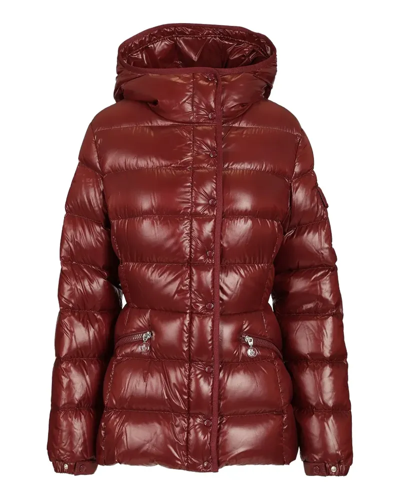 Moncler logo-patch padded jacket - Rot Rot