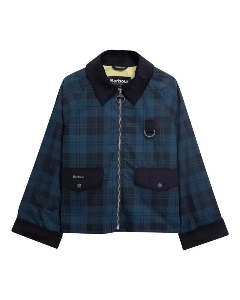 Barbour Baiton Jacke mit Cordkragen - Blau Blau
