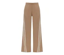 Gestreifte Juliet Hose - Nude