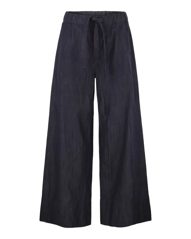 Max Mara drawstring wide-leg jeans - Blau Blau