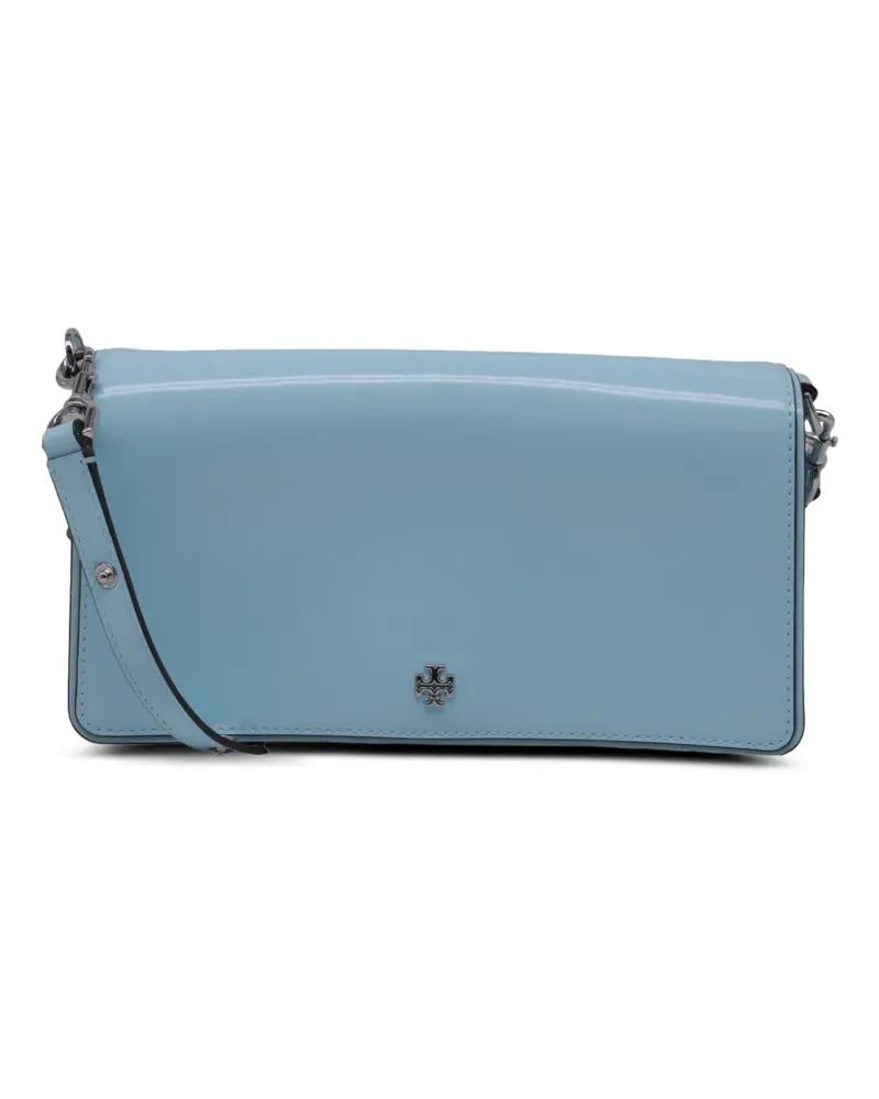 Tory Burch Emerson patent leather crossbody bag - Blau Blau