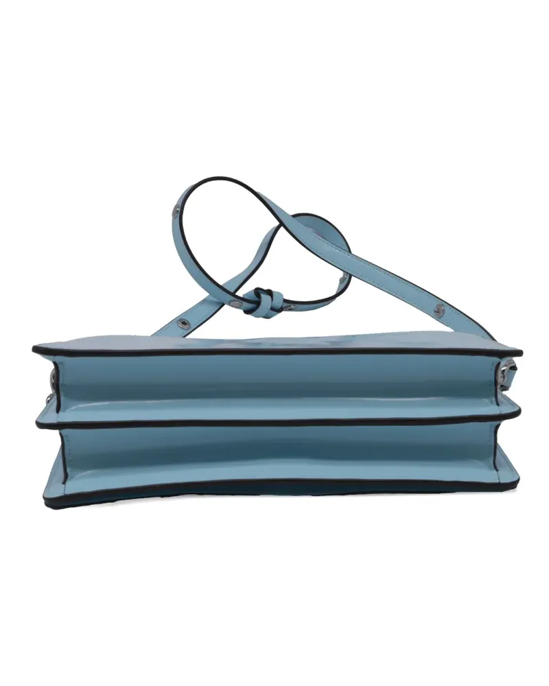 Tory Burch Emerson patent leather crossbody bag - Blau Blau