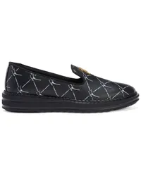 Giuseppe Zanotti Loafer mit Logo Schwarz