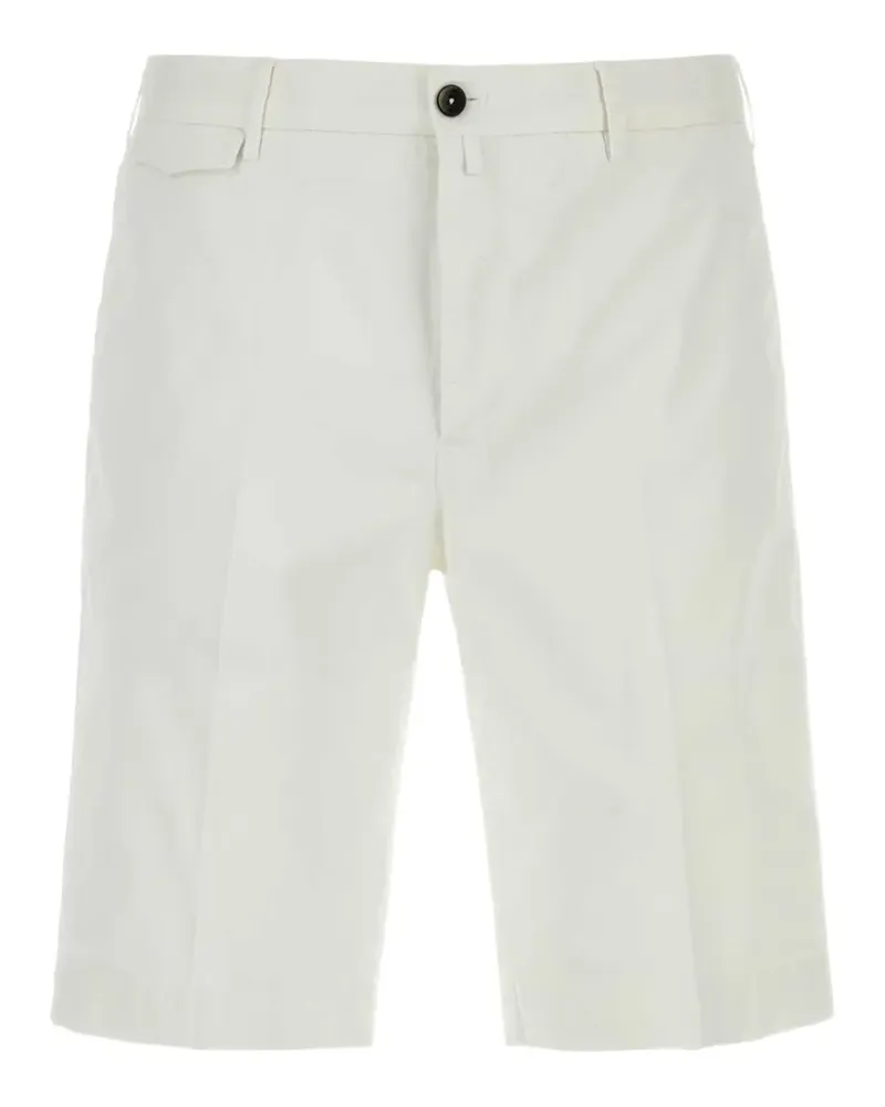 PT TORINO pressed-crease shorts - Weiß Weiß