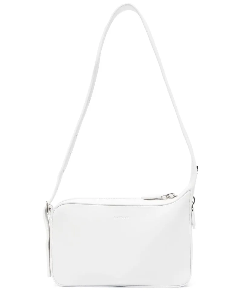 Courrèges Racer Schultertasche - Weiß Weiß