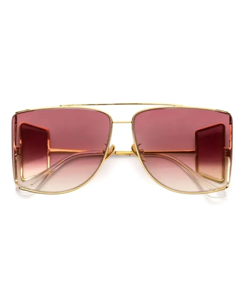RETROSUPERFUTURE Autore 2Tone Sonnenbrille - Gold Gold