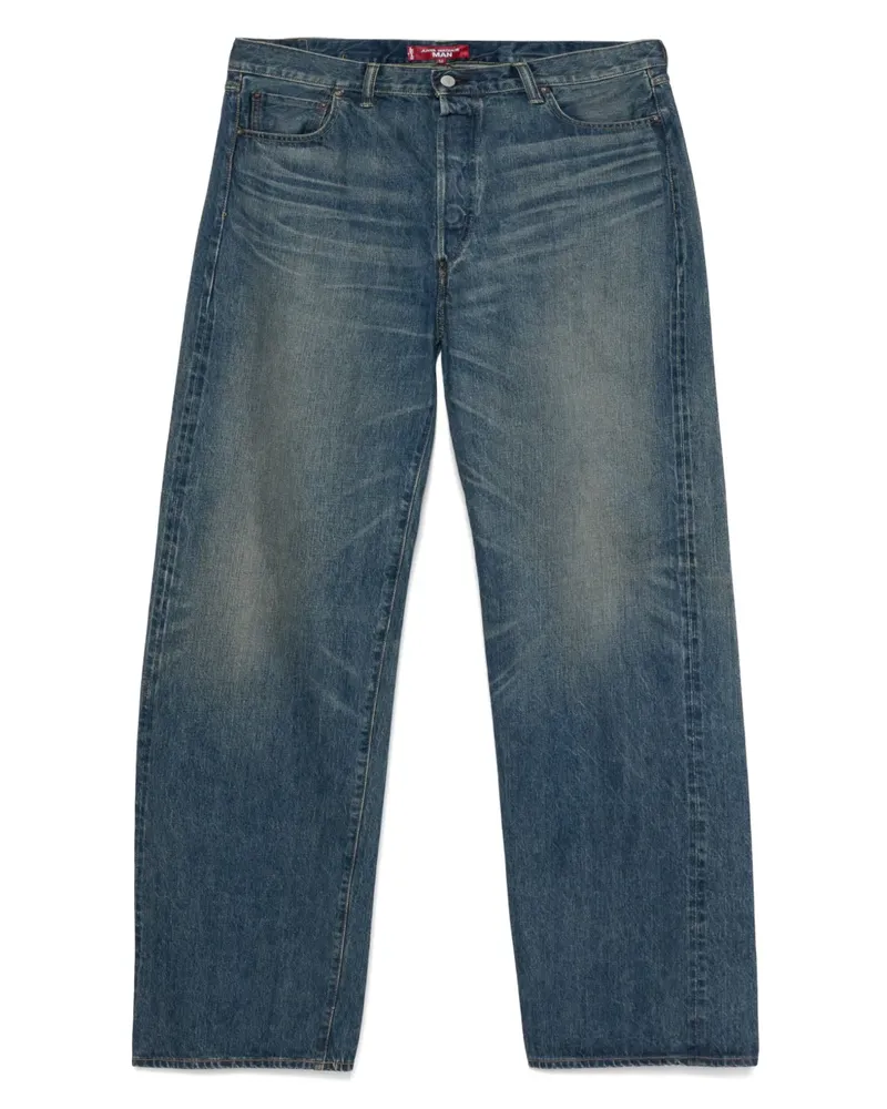 Junya Watanabe Jeans mit Logo-Patch - Blau Blau