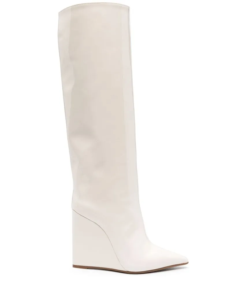 Le Silla Kira Wedge-Stiefel 120mm - Nude Nude
