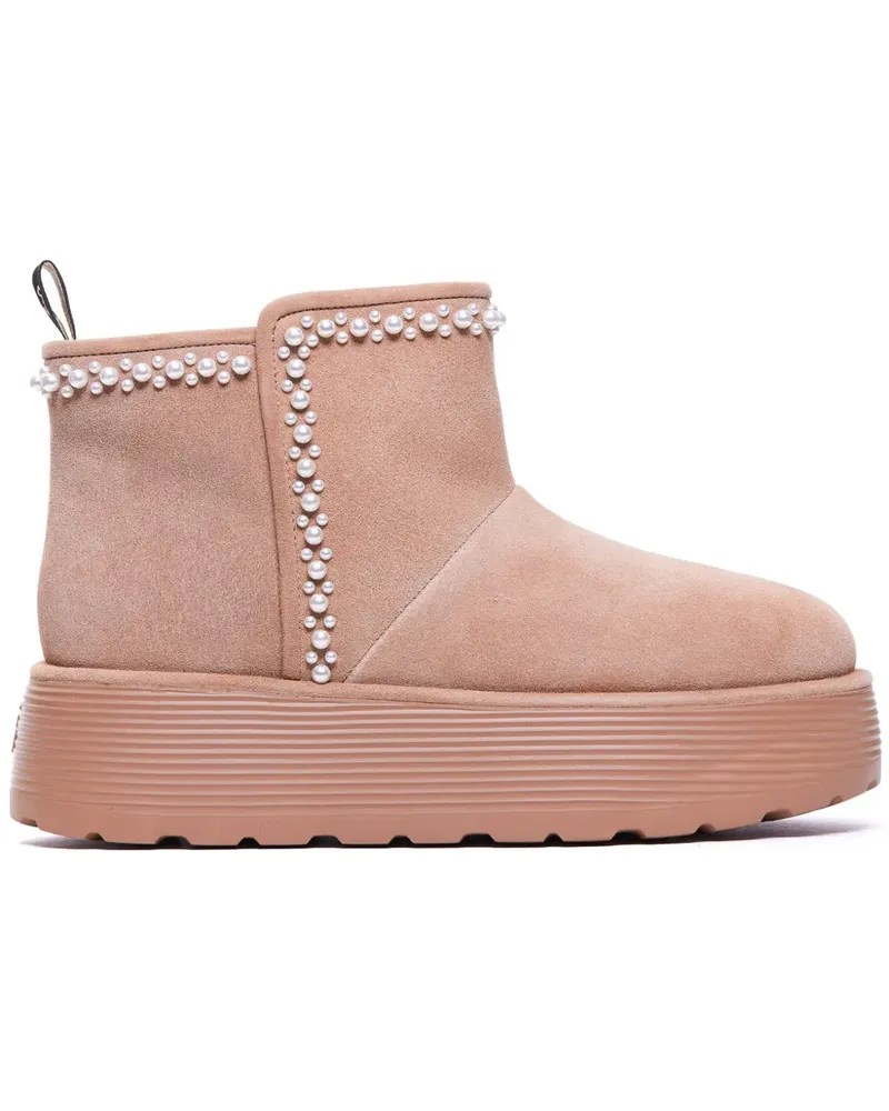 Stuart Weitzman Nellie Stiefel - Nude Nude