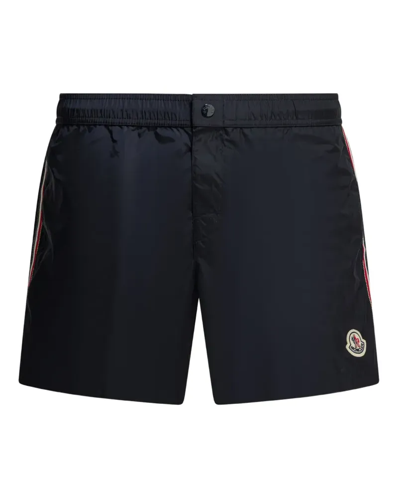 Moncler Badeshorts mit Streifen - Blau Blau